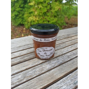 Confiture de pêche vanille