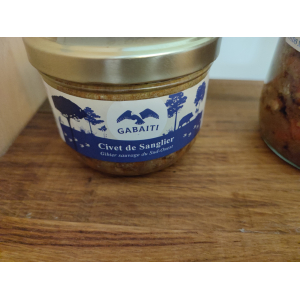 Civet de sanglier sauvage 380g