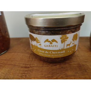 Civet de chevreuil sauvage 380g
