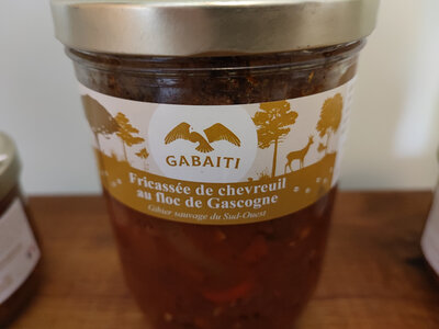 Fricassée au floc de chevreuil sauvage 765g