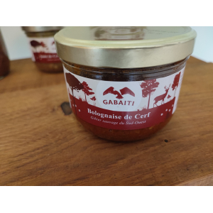 Bolognaise de cerf sauvage 380g