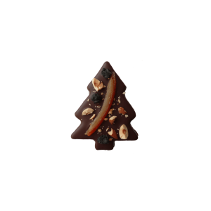 🎄 sapin praliné croustillant - noir 70 %