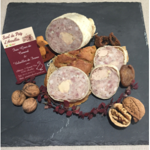 Cou de canard farci au foie gras