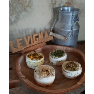 Chèvre frais : citron poivre vert et curcuma