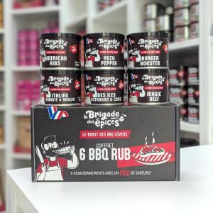 Coffret de 6 mélanges d'épices pour barbecue