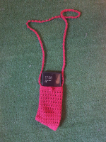 Pochette pour téléphone portable au crochet