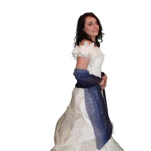 Echarpe/étole au crochet fait main