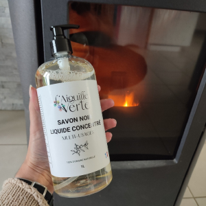 Savon noir liquide concentrée multiusages