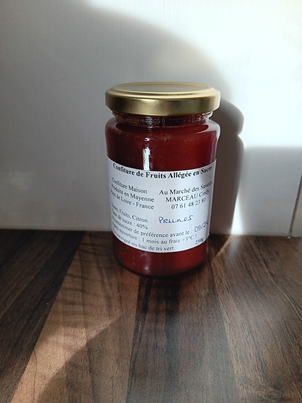 Confiture De Prunes Allegee En Sucre