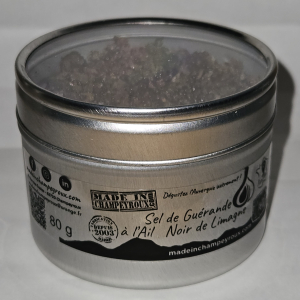 Sel de guérande à l'ail noir de limagne