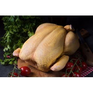 Chapon fermier 3,4 à 3,8 kg (remis le 23/12)
