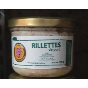 Rillettes de porc 190g