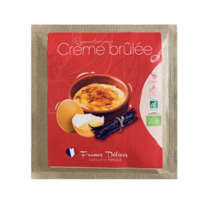 Préparation pour crème brulée bio