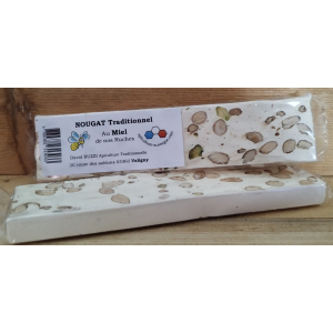 Nougat blanc traditionnel en barre