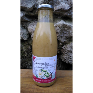 Gaspacho de courgette et fromage de chèvre