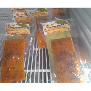 Saumon gravlax maison légèrement fumé