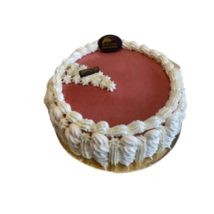 Vacherin 8/10 parts glace vanille/fraise