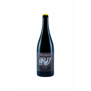 Bière orjy brune 75 cl-date courte (avril)