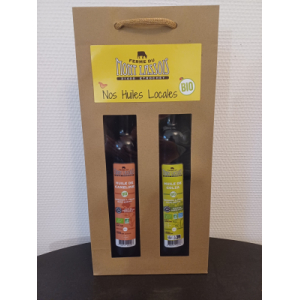 Coffret d'huile bio: colza et cameline