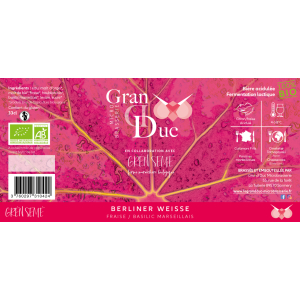 Berliner weisse fraise basilic marseillais