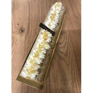 Bûche mirabelle-pain d'épices (12 personnes)