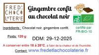 Gingembre confit au chocolat