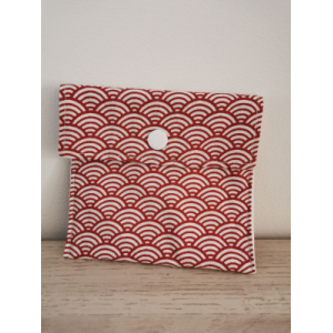 Pochette à savon/disques 'rouge'