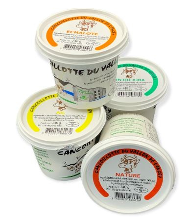 Cancoillotte artisanale - 4 formats - Plaisirs Fromajura - Locavor.fr