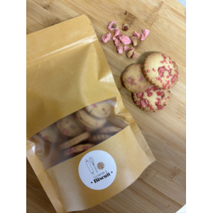 Sablés aux pralines roses