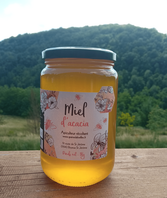 Miel d'acacia en pot de 1kg