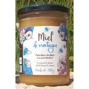 Miel de montagne en pot de 500g