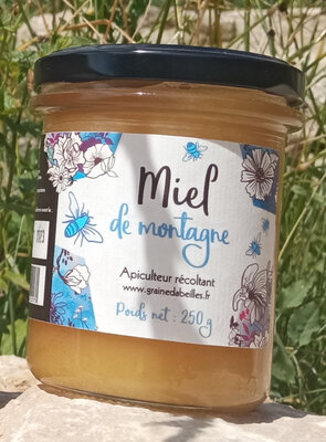 Miel de montagne en pot de 250g