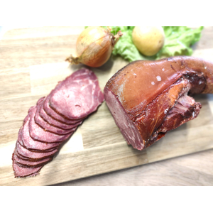 Langue de bœuf fumé et cuite