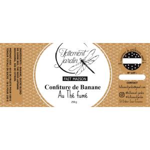 Confiture de banane au thé fumé
