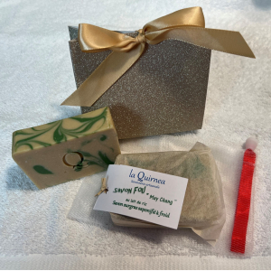 Pochon cadeau may chang + sachet fleur  douch