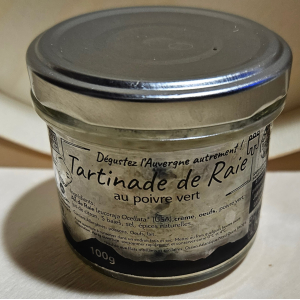 Tartinade de raie au poivre vert