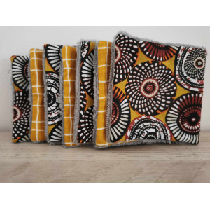 Carrés lavables 'wax'