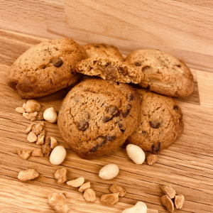Cookies aux cacahuètes et pépites de chocolat