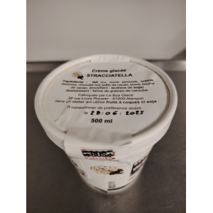 Créme glacée stracciatela