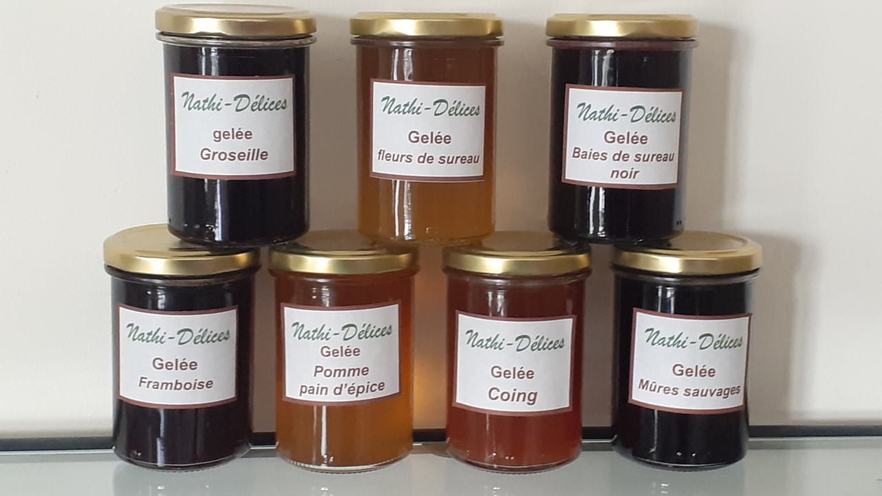 Confiture de fraise. - 240 g - Nathi-delices - Locavor.fr