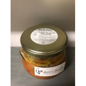 Pot de cuisse de poulet basquaise