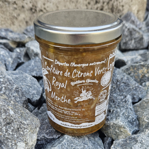 Confiture citron vert royal menthe génestine
