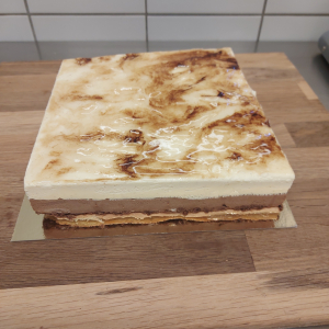 Entremet vanille chocolat