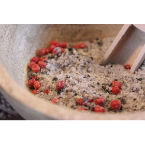 Sel de guérande aux poivres et baies