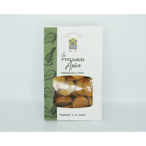 P'tits sablés apéro - parmesan & thym