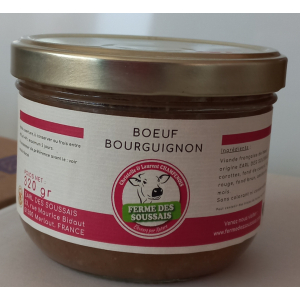 Bocal bœuf bourguignon cuisiné 4 personnes