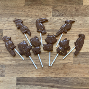 Noël : sucette chocolat x 2