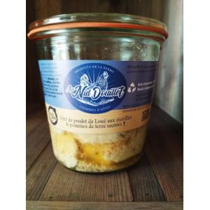 Filet de poulet de loué aux morilles