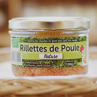 Rillettes de poule nature