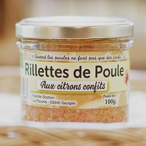 Rillettes de poule aux citrons confits